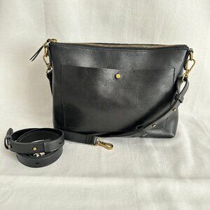 Madewell The Transport Shoulder Crossbody Bag - Black